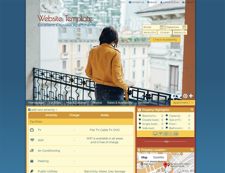 City Colors - website builder template